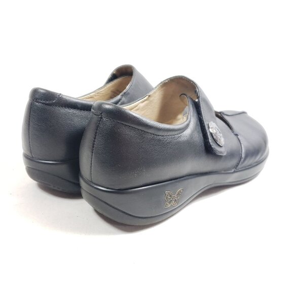 Alegria Women's Size 8 Kaitlyn Mary Jane Professional Shoes Black Leather - Picture 4 of 9